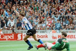 FA Cup Final at Wembley Stadium. Arsenal 1 v Sheffield Wednesday 1