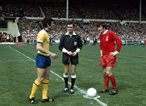 FA Cup Final at Wembley Stadium Arsenal 2 v Liverpool 1 Captain of Liverpool