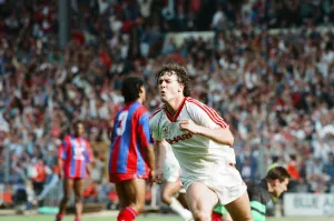 FA Cup Final at Wembley Stadium. Crystal Palace 3 v Manchester United 3