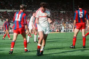 FA Cup Final at Wembley Stadium. Crystal Palace 3 v Manchester United 3