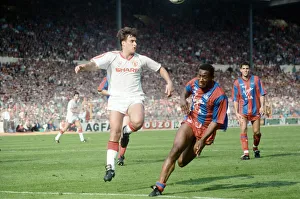 FA Cup Final at Wembley Stadium. Crystal Palace 3 v Manchester United 3