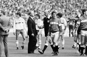 FA Cup Final at Wembley Stadium. Everton 0 v Manchester United 1