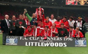 FA Cup Final at Wembley Stadium. Manchester United 1 v Liverpool 0