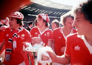 Four People Prints: FA Cup Final at Wembley Stadium. Manchester United 2 v Liverpool 1