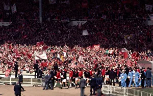 FA Cup Final at Wembley Stadium Manchester United 2 v Liverpool 1 Fans