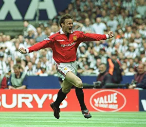 FA Cup Final at Wembley Stadium. Manchester United 2 v Newcastle United 0