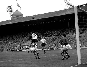 00254 Prints: FA Cup Final at Wembley Stadium May 1962 Tottenham Hotspur 3 v Burnley 1