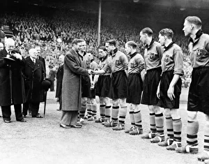 FA Cup Final at Wembley Stadium Portsmouth 4 v Wolverhampton Wanderers 1 HRH
