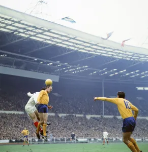 Jumping Prints: FA Cup Final at Wembley Stadium. West Bromwich Albion 1 v Everton 0