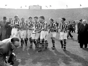 FA Cup Final at Wembley Stadium. West Bromwich Albion 3 v Preston North End 2