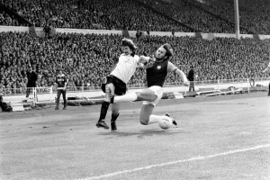 FA Cup Final at Wembley Stadium West Ham 2 v Fulham 0 Action from the match