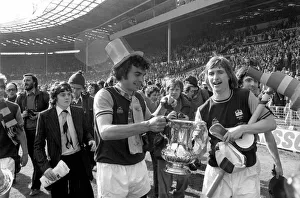 FA Cup Final at Wembley Stadium West Ham 2 v Fulham 0 Trevor Brooking with