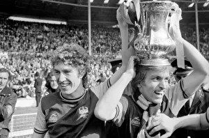 FA Cup Final at Wembley Stadium West Ham 2 v Fulham 0 West Ham players