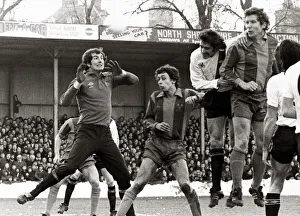 00240 Prints: FA Cup Fourth Round January 1979 Shrewsbury Town v Manchester City City goalkeeper