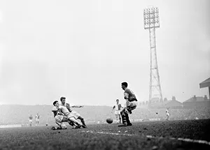 FA Cup Quarter Final Burnley v Blackburn Rovers March 1960 Action during the match
