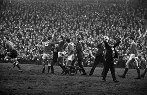 00937 Prints: FA Cup Semi Final match at Burnden Park, Bolton. Everton 1 v Manchester United 0