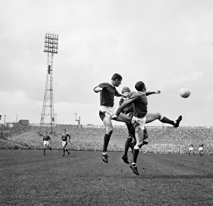 00937 Prints: FA Cup Semi Final match at Burnden Park, Bolton. Everton 1 v Manchester United 0