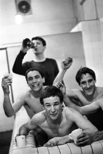 00937 Prints: FA Cup Semi Final match at Burnden Park, Bolton. Everton 1 v Manchester United 0