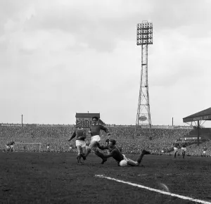 00937 Prints: FA Cup Semi Final match at Burnden Park, Bolton. Everton 1 v Manchester United 0