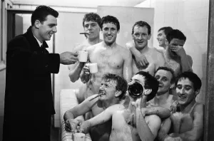 00937 Prints: FA Cup Semi Final match at Burnden Park, Bolton. Everton 1 v Manchester United 0