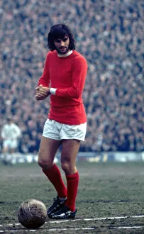 FA Cup Semi Final match Leeds United 0 v Manchester United 0 George Best
