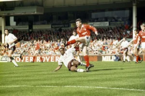 FA Cup Semi Final at Villa Park. Nottingham Forest 4 v West Ham United 0