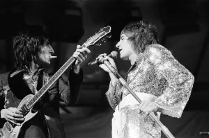 Festival Prints: The Faces featuring Rod Stewart perform at The Reading Festival Saturday August 12th 1972