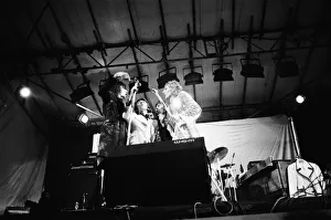 Festival Prints: The Faces featuring Rod Stewart perform at The Reading Festival Saturday August 12th 1972
