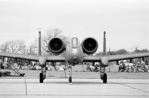 Usaf Prints: A Fairchilds A10 tank buster seen here at the Tees Valley Airshow