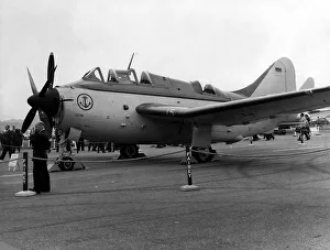 00347 Prints: The Fairey Gannet aircraft on display at the 1958 Farnborough Airshow
