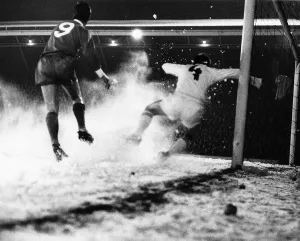 Fairs Cup. Liverpool 0-1 Ferencvaros. Geoff Strong