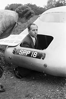 Fairthorpe Atom mini car, a rear-engined two-door fibre glass car designed by British