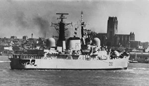 Images Dated 1st January 1982: FALKLANDS WAR TASK FORCE - 1982 H. M. S. LIVERPOOL