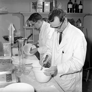 False teeth factory in Dundee: The factory makes and bakes in their kiln (oven