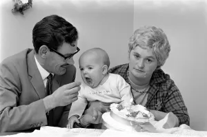 Families: Children: Babies. The look of a baby that died'three times