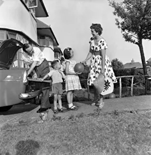 Family at home: Mr. and Mrs. Atkins, (Christian names Thelma and Derek