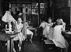 A famous Scottish sewing machine company is giving lessons to girls between the ages of