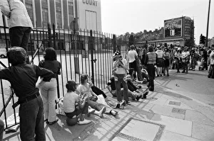 Fans of pop group Slade get ready for the invasion of Earls Court tonight where the group
