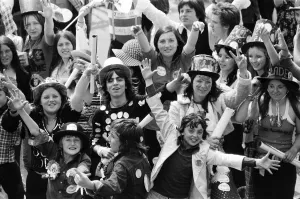 Fans of pop group Slade get ready for the invasion of Earls Court tonight where the group