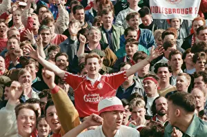 Fans during the Wolverhampton Wanderers v Middlesbrough match