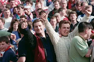 Fans during the Wolverhampton Wanderers v Middlesbrough match