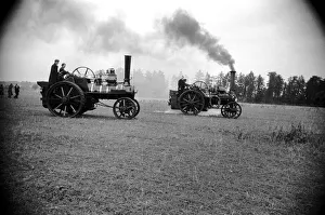 Farmer Prints: Farmer Crithus Nappes wins the tractor engine race from his friend Miles Chetwyrd
