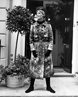 Fashion 1960s: The Dior Autumn / Winter Collection 1966 was held at the Dior Boutique in