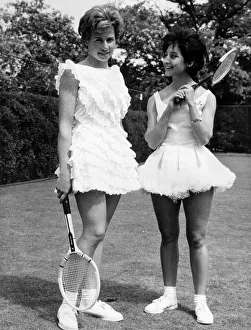 Clothes Prints: Fashion 1960s. Today (25. 6. 62) the Wimbledon championships start