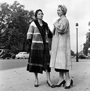 Rabbit Prints: Fashion show of British Coney fur apparel organised by the joint board of the British