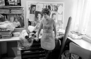 Fashion: Clothing: Designer in chief, at Susan Small in Wells Street, W. 1