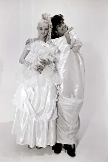 Fashion from comedian Dawn French Comedian Dawn French with a young blonde girl