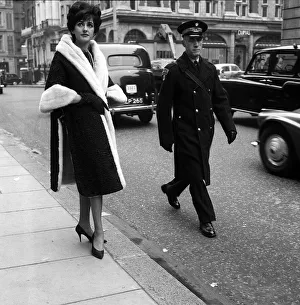 Fashion Fur Coats Swinging Sixties February 1962 Models in the West End of London