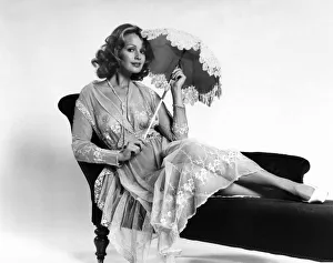 00040 Prints: Fashion. Lace old... Rose Marie in an antique wedding dress, priced at £45
