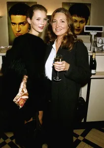 Fashion - Model Kate Moss and mother Linda Rosina Shepherd attend the Philip Treacy show